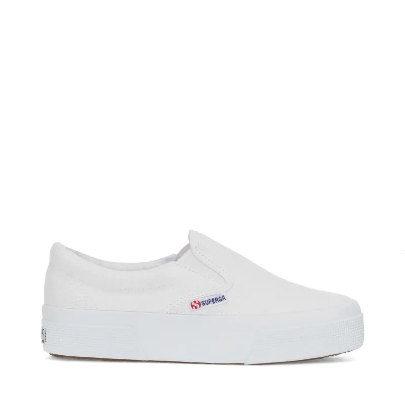 2740 Platform Slip-on Sneakers - White sold by Superga