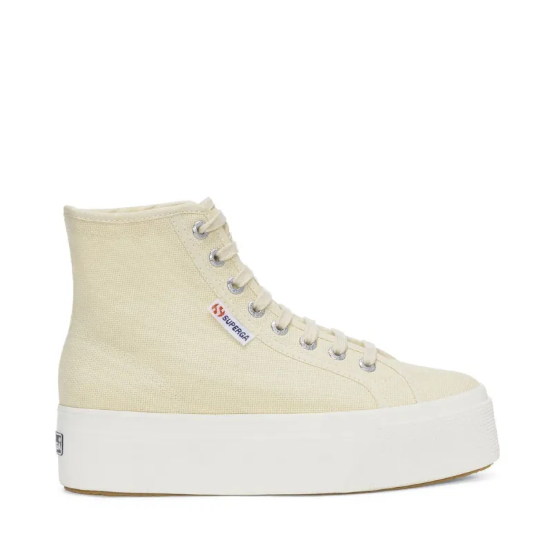 2708 High Top Sneakers - Beige sold by Superga