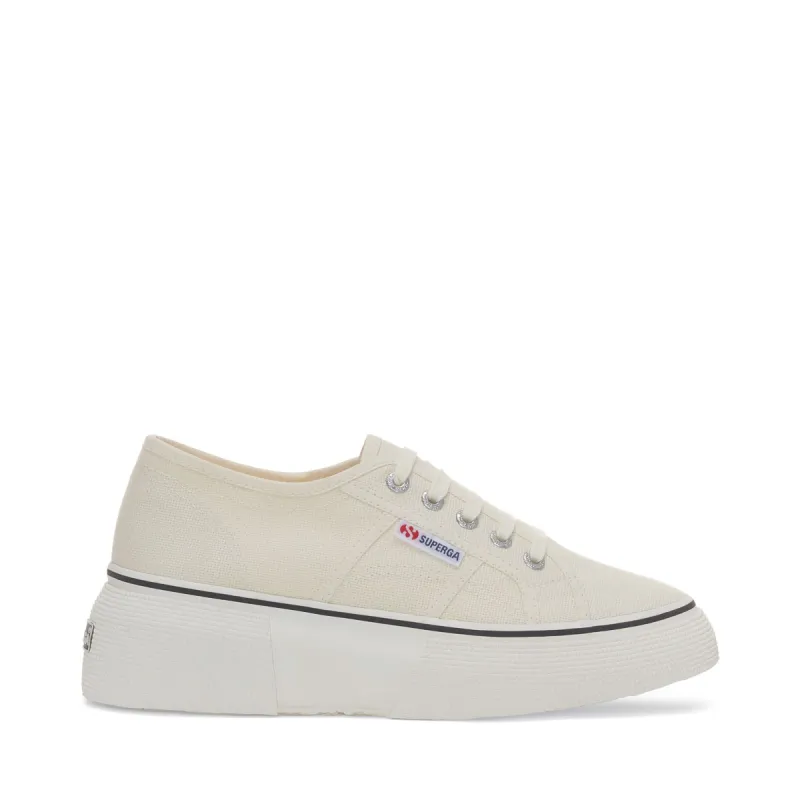 2287 Bubble Sneakers - Beige Natural Avorio sold by Superga