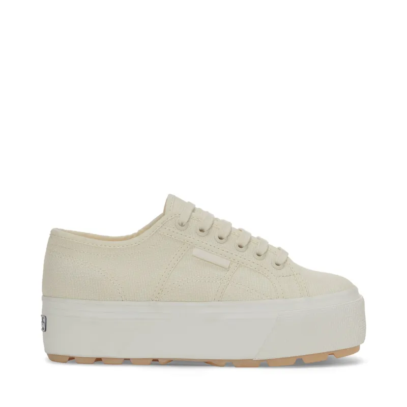 2790 Tank Sneakers - Beige Natural Avorio Pearl Gum sold by Superga