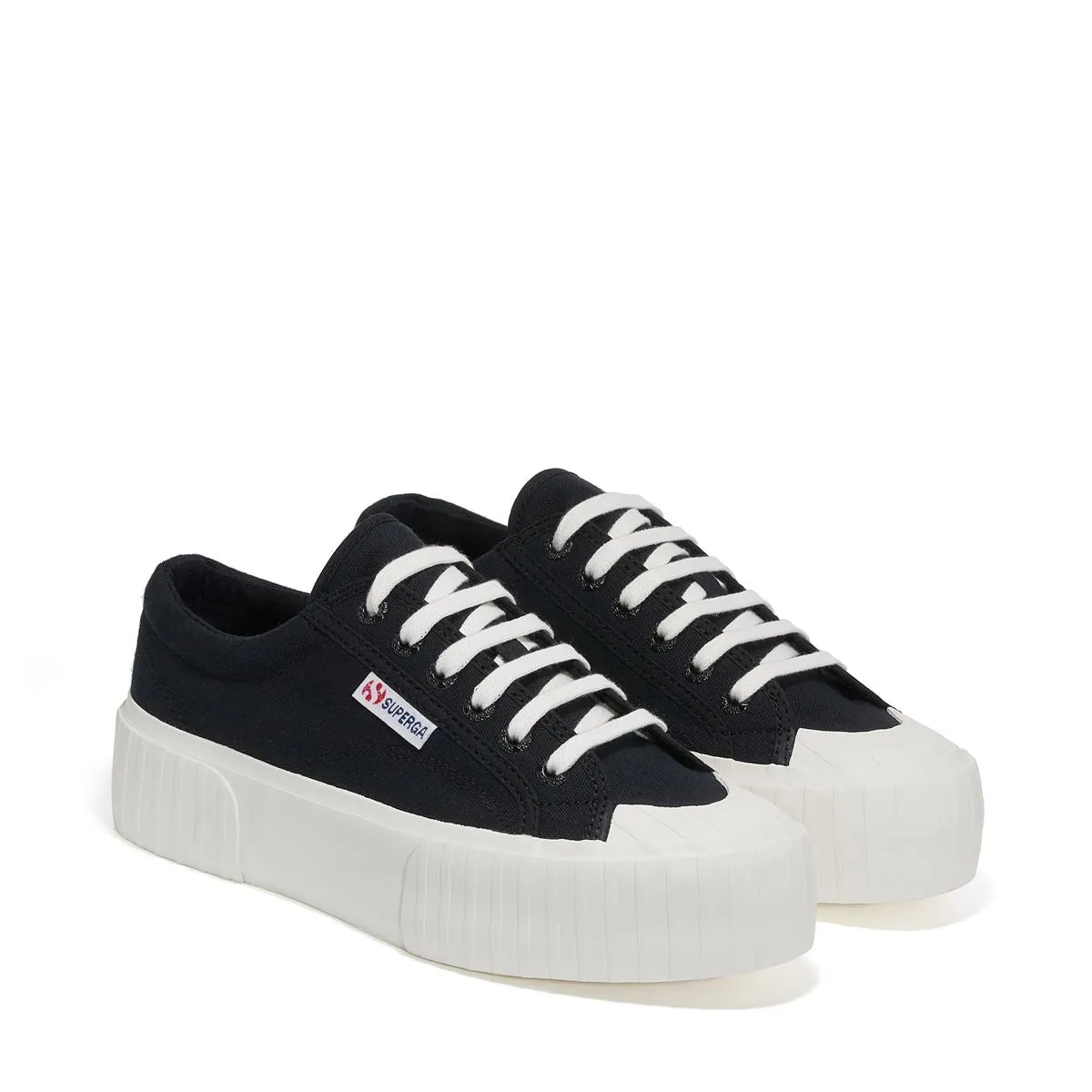 2631 Stripe Platform Sneakers - Black sold by Superga product image thumbnail 2