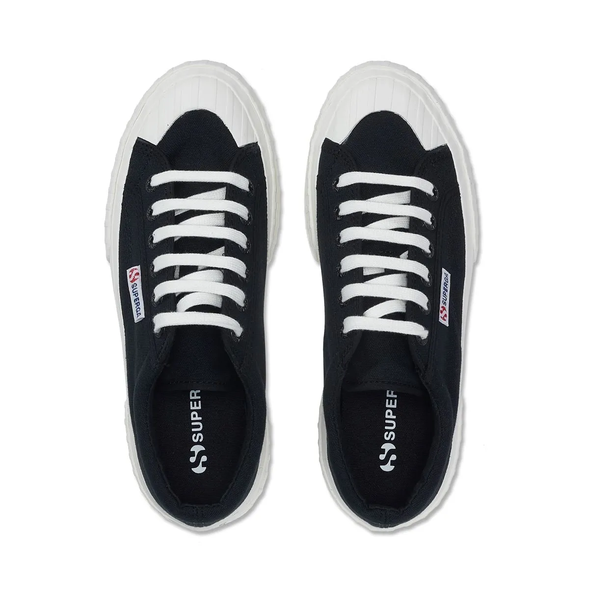2631 Stripe Platform Sneakers - Black sold by Superga product image thumbnail 4