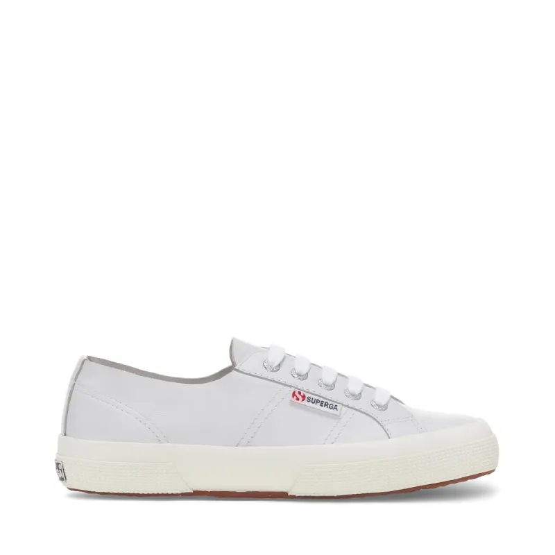 2750 Unlined Nappa Sneakers - Optical White sold by Superga