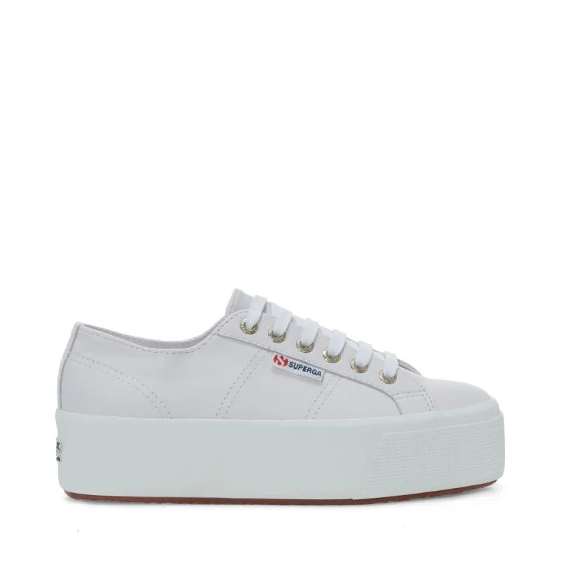 2790 Nappa Sneakers - Optical White Avorio sold by Superga