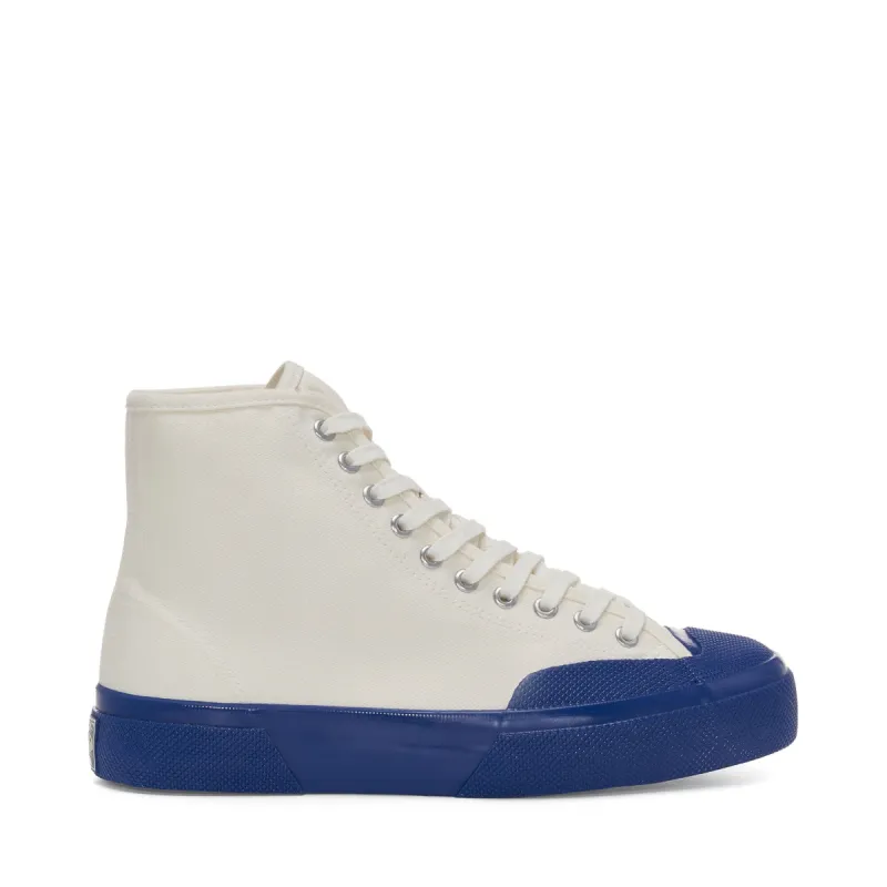 2433 Collect Workwear Sneakers - White / Blue sold by Superga