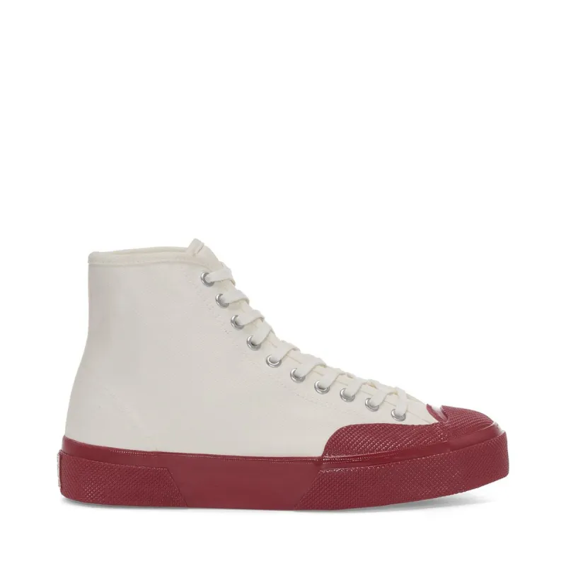 2433 Collect Workwear Sneakers - White / Red sold by Superga