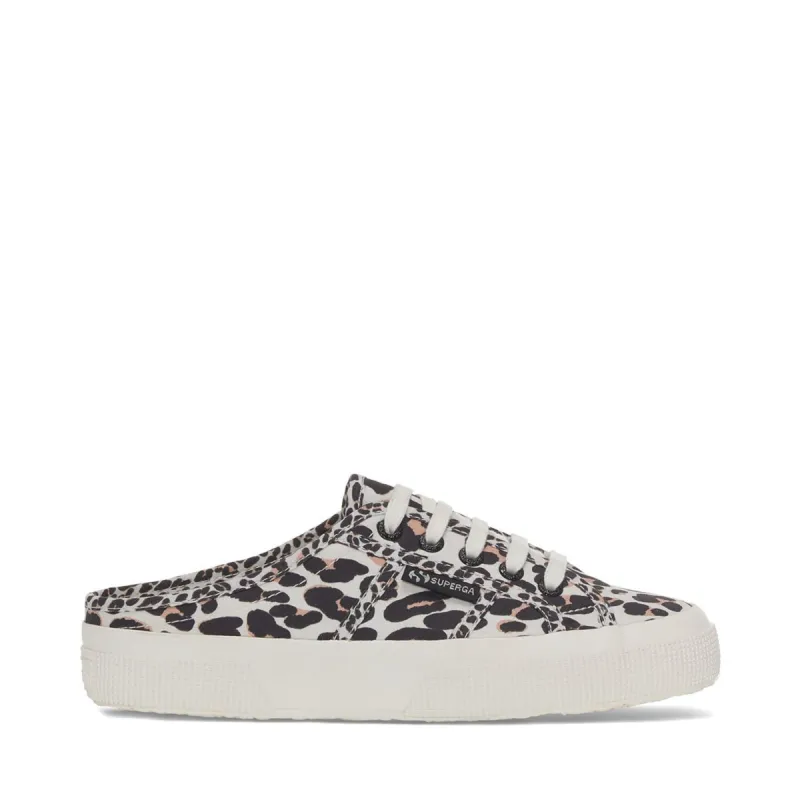 2402 Light Leopard Print Sneakers - Beige sold by Superga
