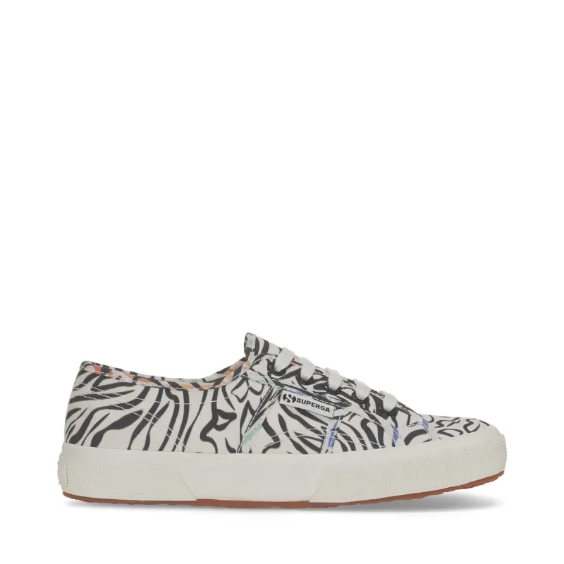 2750 Zebra Print Sneakers - Zebra Black Multicolor sold by Superga