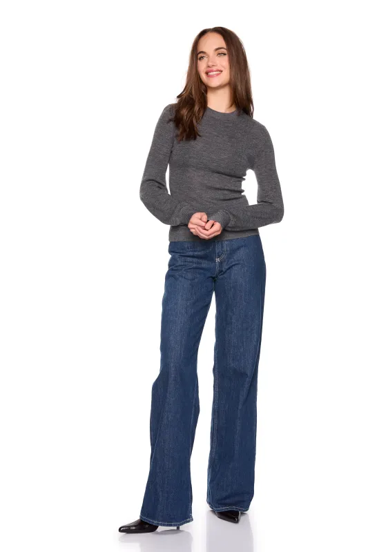 light merino crew sweater sold by Susana Monaco