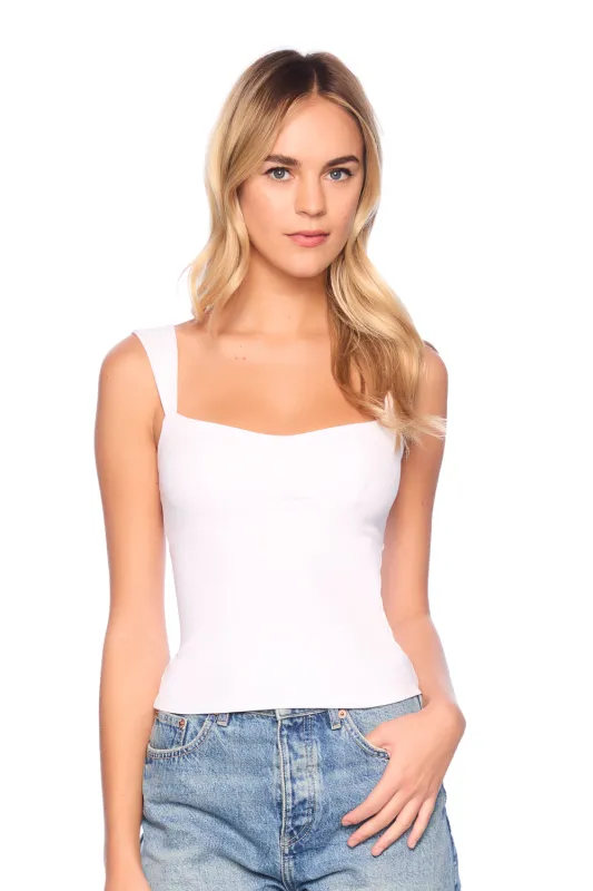 angle strap tank top sold by Susana Monaco