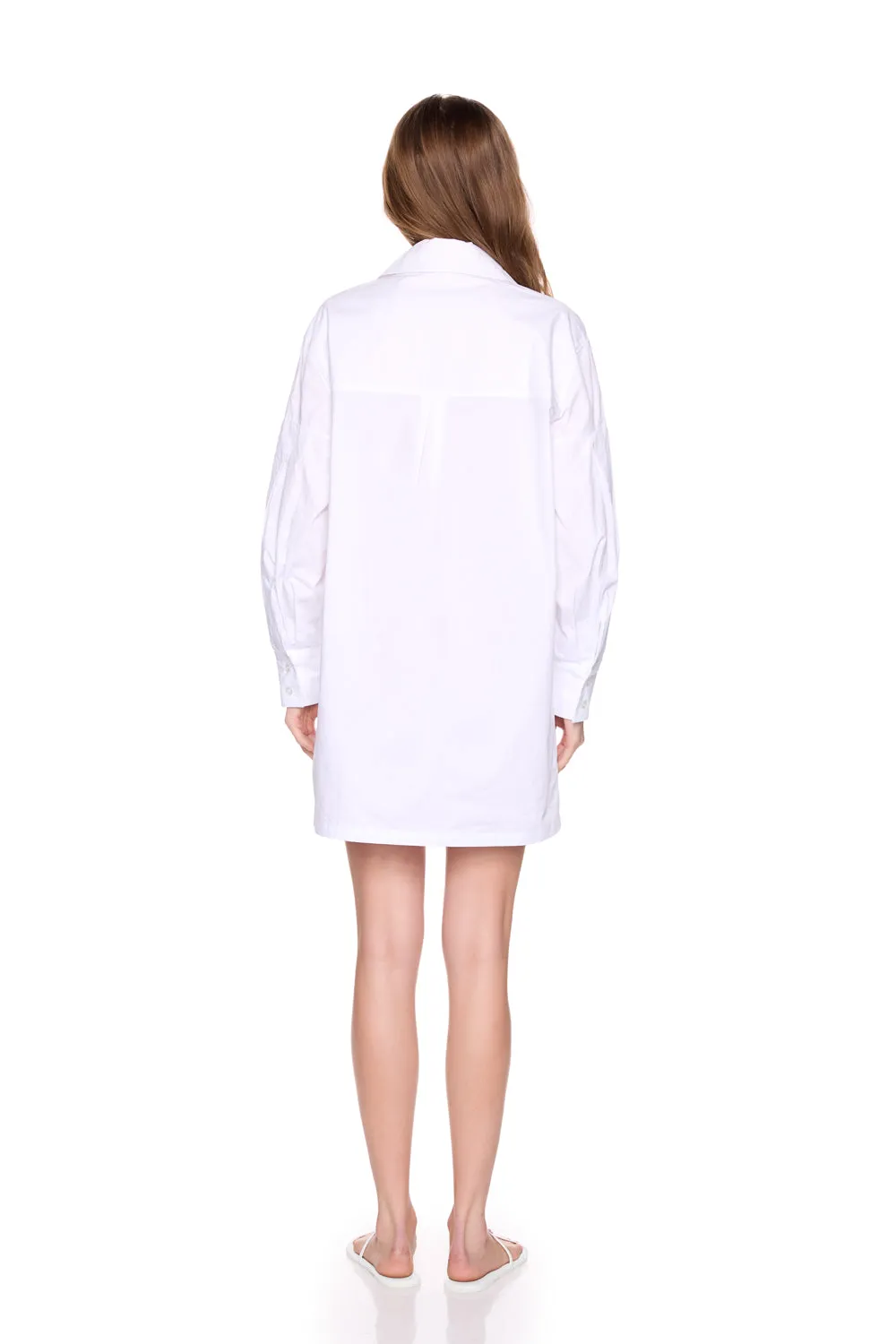 poplin button down shirt dress sold by Susana Monaco product image thumbnail 2