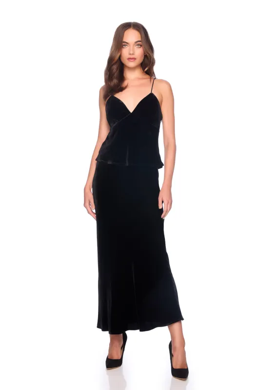 bias cut silk skirt sold by Susana Monaco