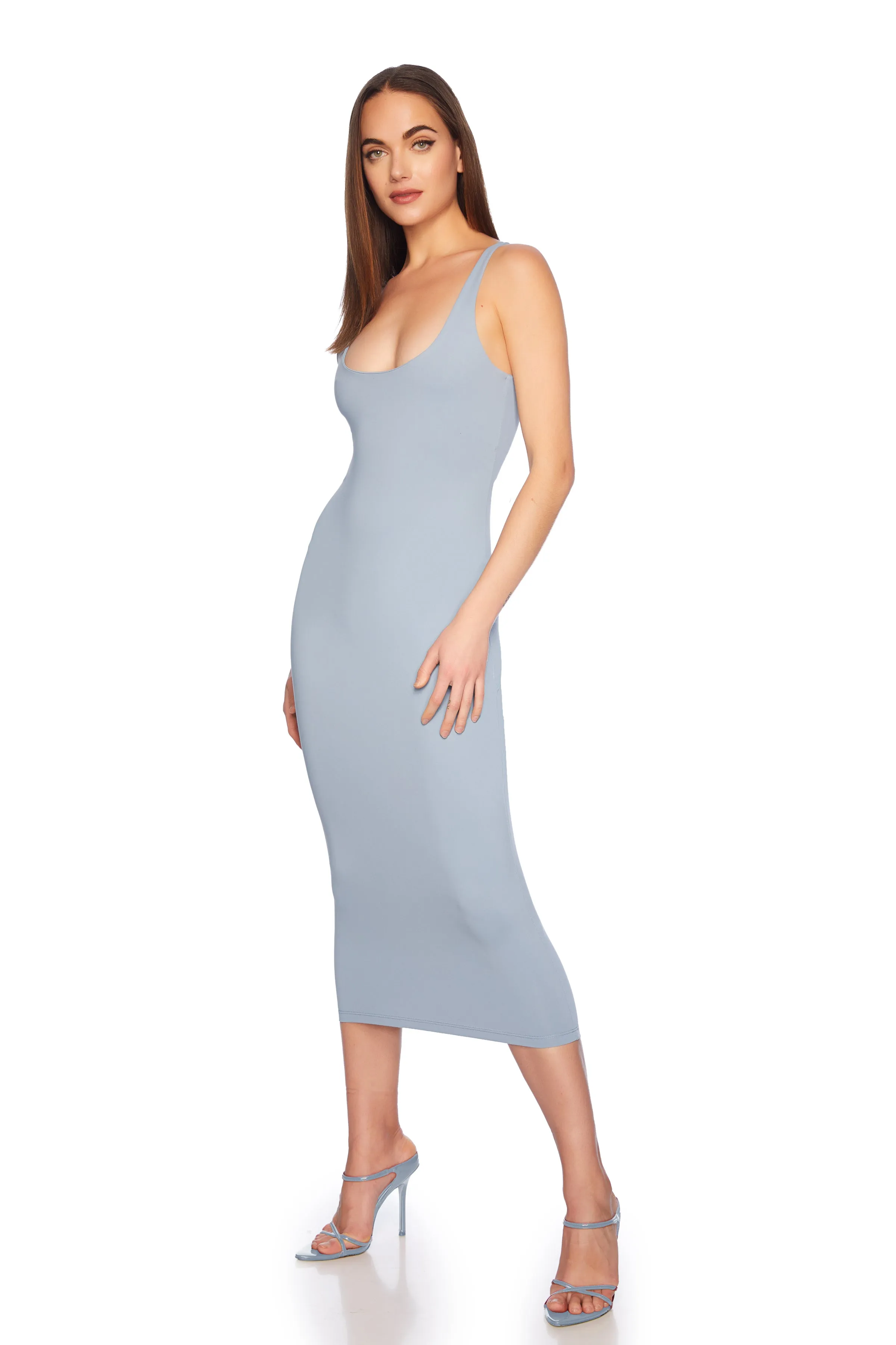 extreme scoop midi dress sold by Susana Monaco product image thumbnail 4
