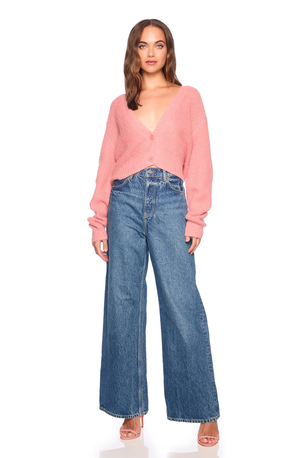 mohair sweater cardigan hamptons sold by Susana Monaco product image thumbnail 4