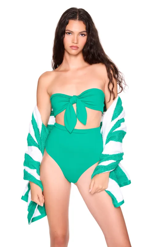 tie bandeau top sold by Susana Monaco