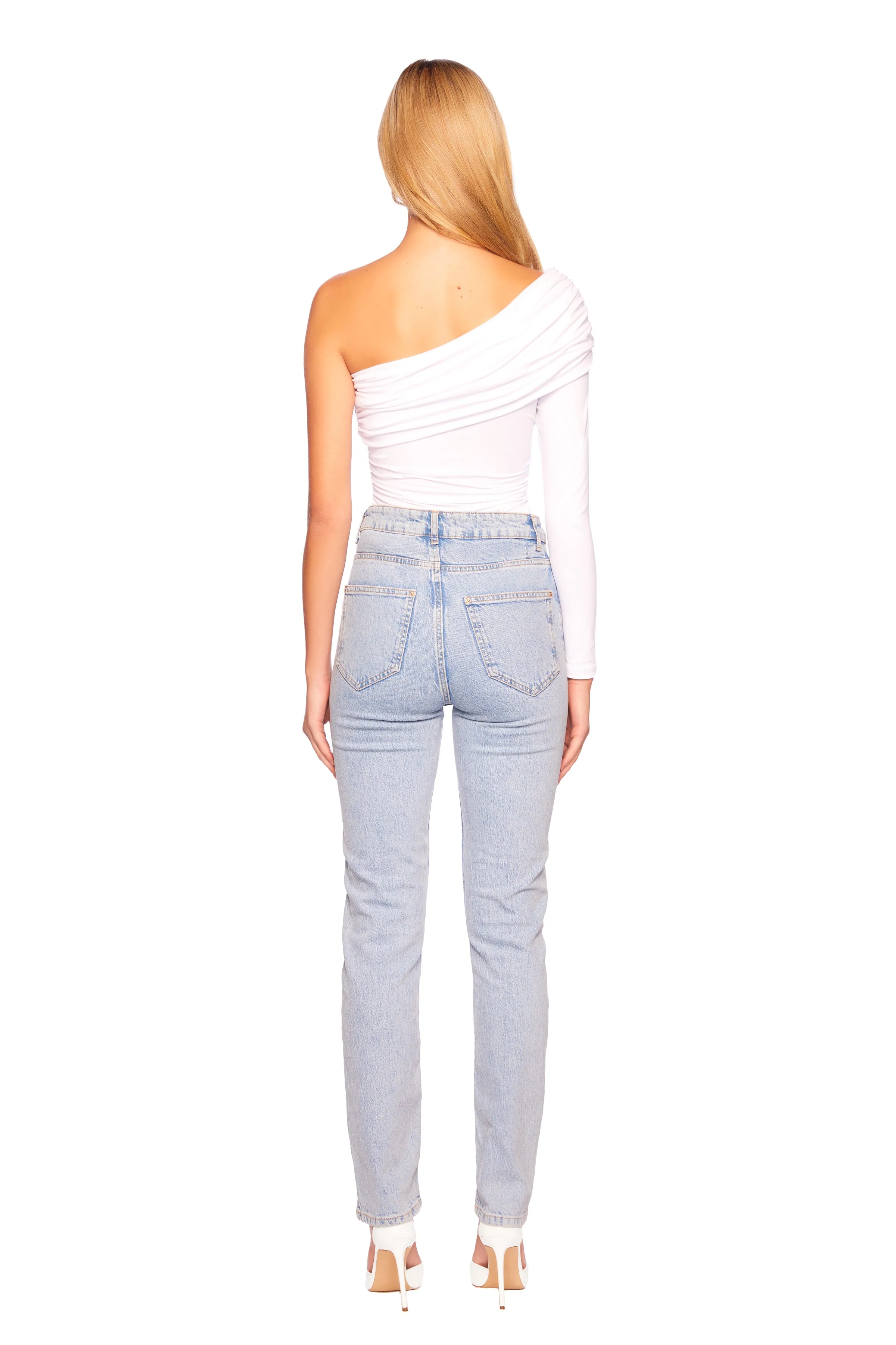 one arm off shoulder top sold by Susana Monaco product image thumbnail 2