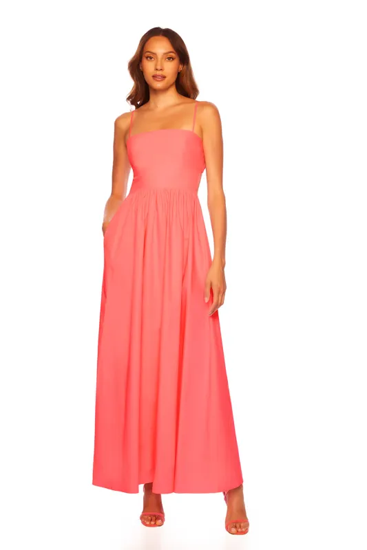 poplin open back dress sold by Susana Monaco