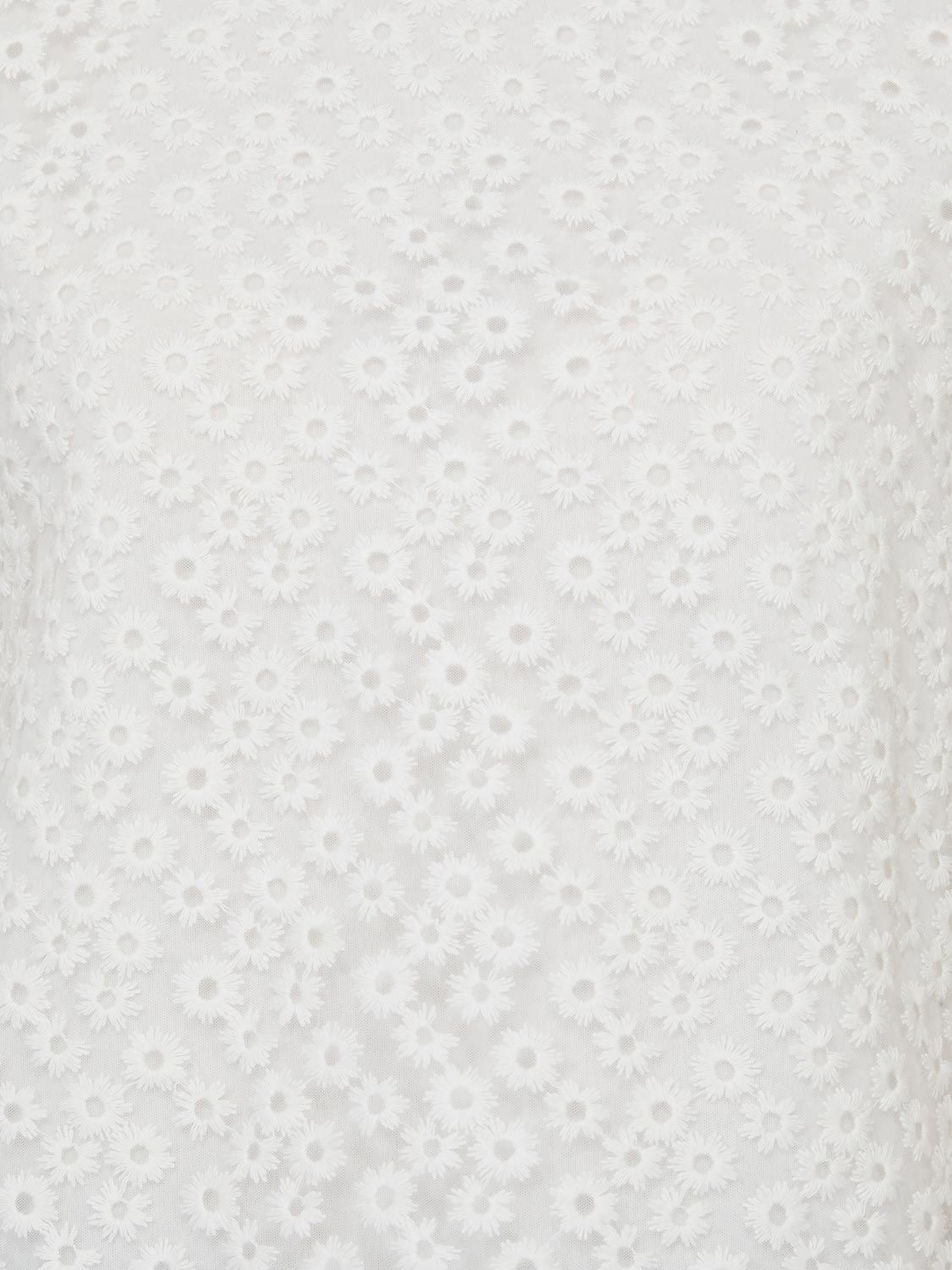 Embroidered Mesh Top With Scalloped Edges sold by Suzy Shier product image thumbnail 6