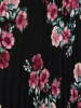 Mock Neck Midi Dress With Floral Print Pleated Skirt sold by Suzy Shier