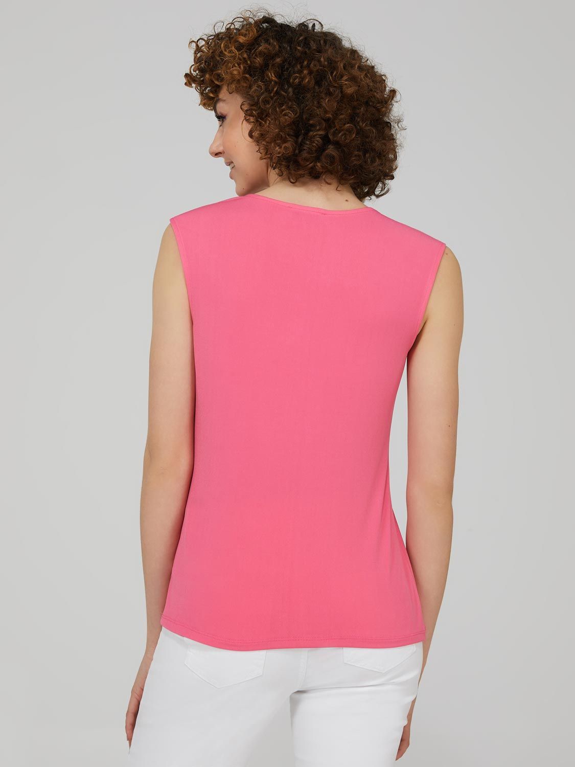 Sleeveless V-Neck Top With Smocked Detail sold by Suzy Shier product image thumbnail 8