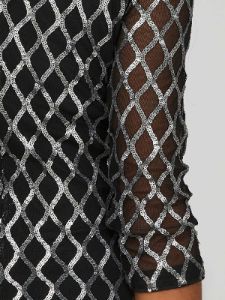 Sequin Mesh Bodycon Mini Dress sold by Suzy Shier