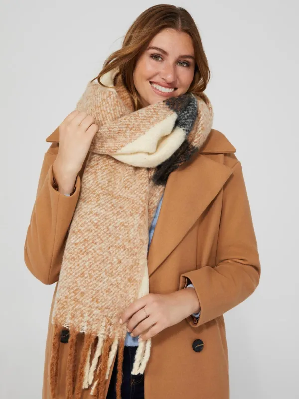 Brushed Check Print Scarf sold by Suzy Shier