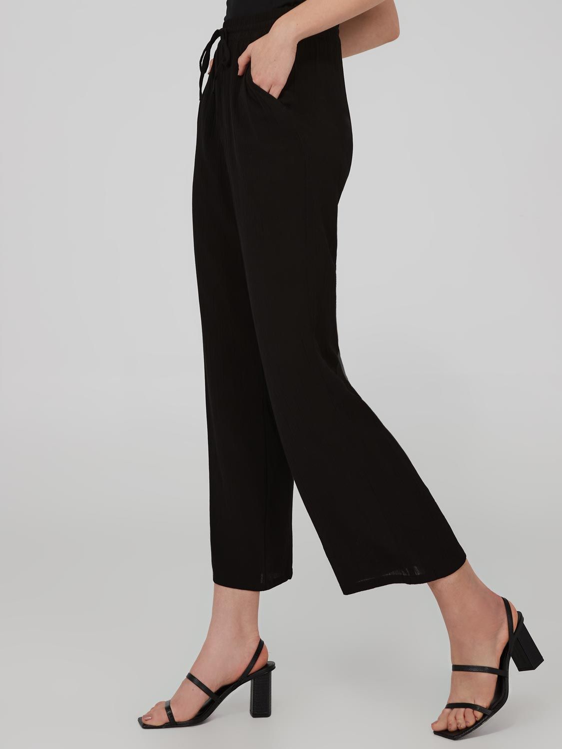 Crinkle Palazzo Pant sold by Suzy Shier product image thumbnail 3