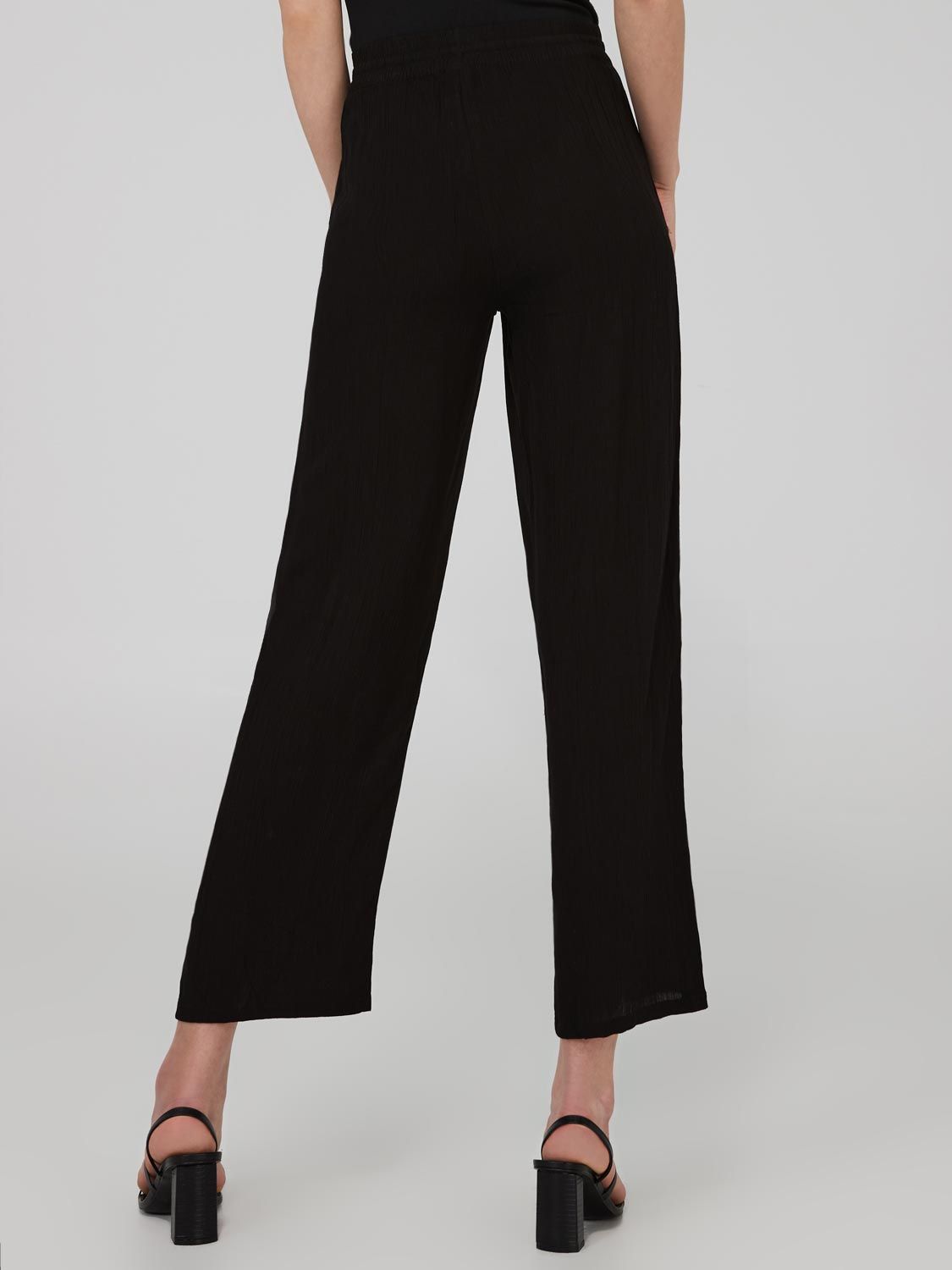 Crinkle Palazzo Pant sold by Suzy Shier product image thumbnail 4