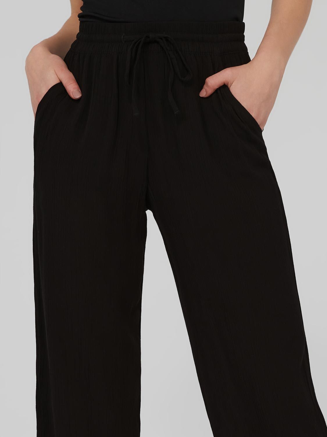Crinkle Palazzo Pant sold by Suzy Shier product image thumbnail 2