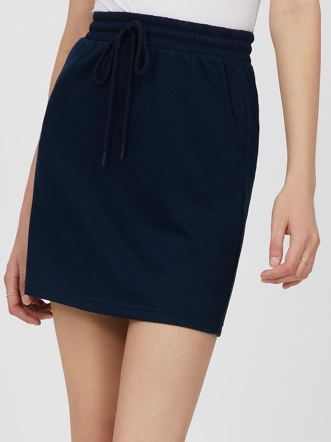 Pull-On French Terry Mini Skirt sold by Suzy Shier product image thumbnail 6