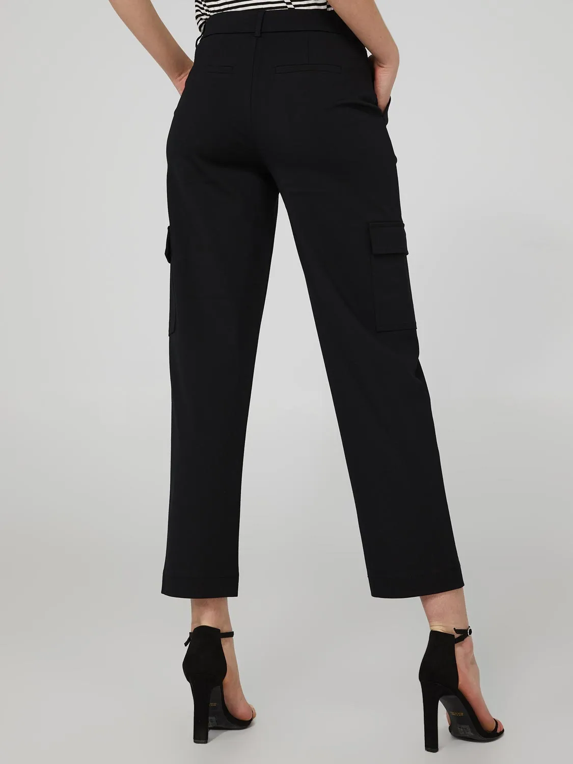 Straight Leg Trousers With Cargo Pockets sold by Suzy Shier product image thumbnail 4