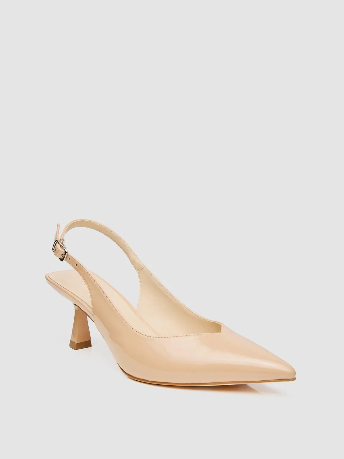 Pointed Toe Patent Leather Sling-Back Pump sold by Suzy Shier product image thumbnail 2