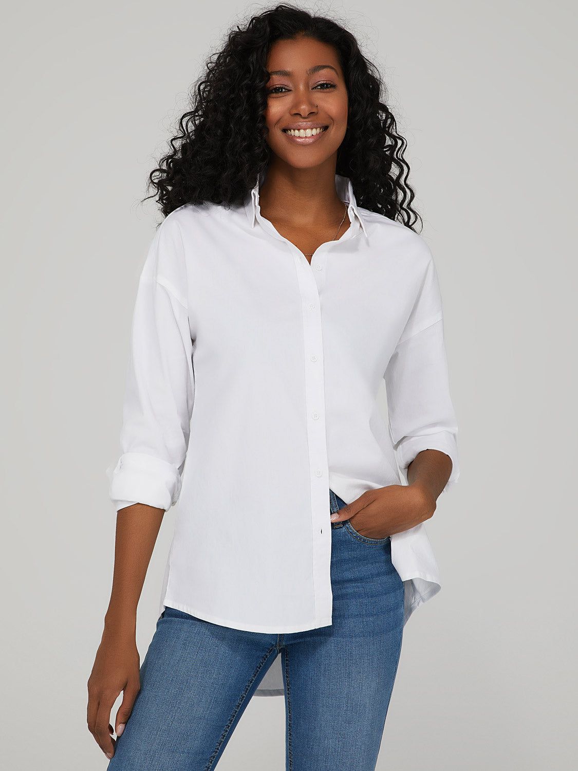 Oversized Button Down Shirt sold by Suzy Shier