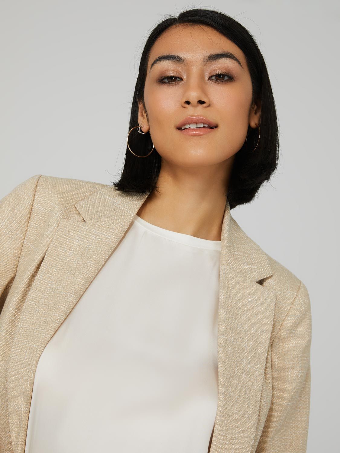 3/4 Ruched Sleeve Blazer sold by Suzy Shier product image thumbnail 3