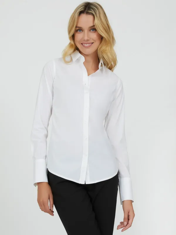 Classic Button-Down Blouse sold by Suzy Shier
