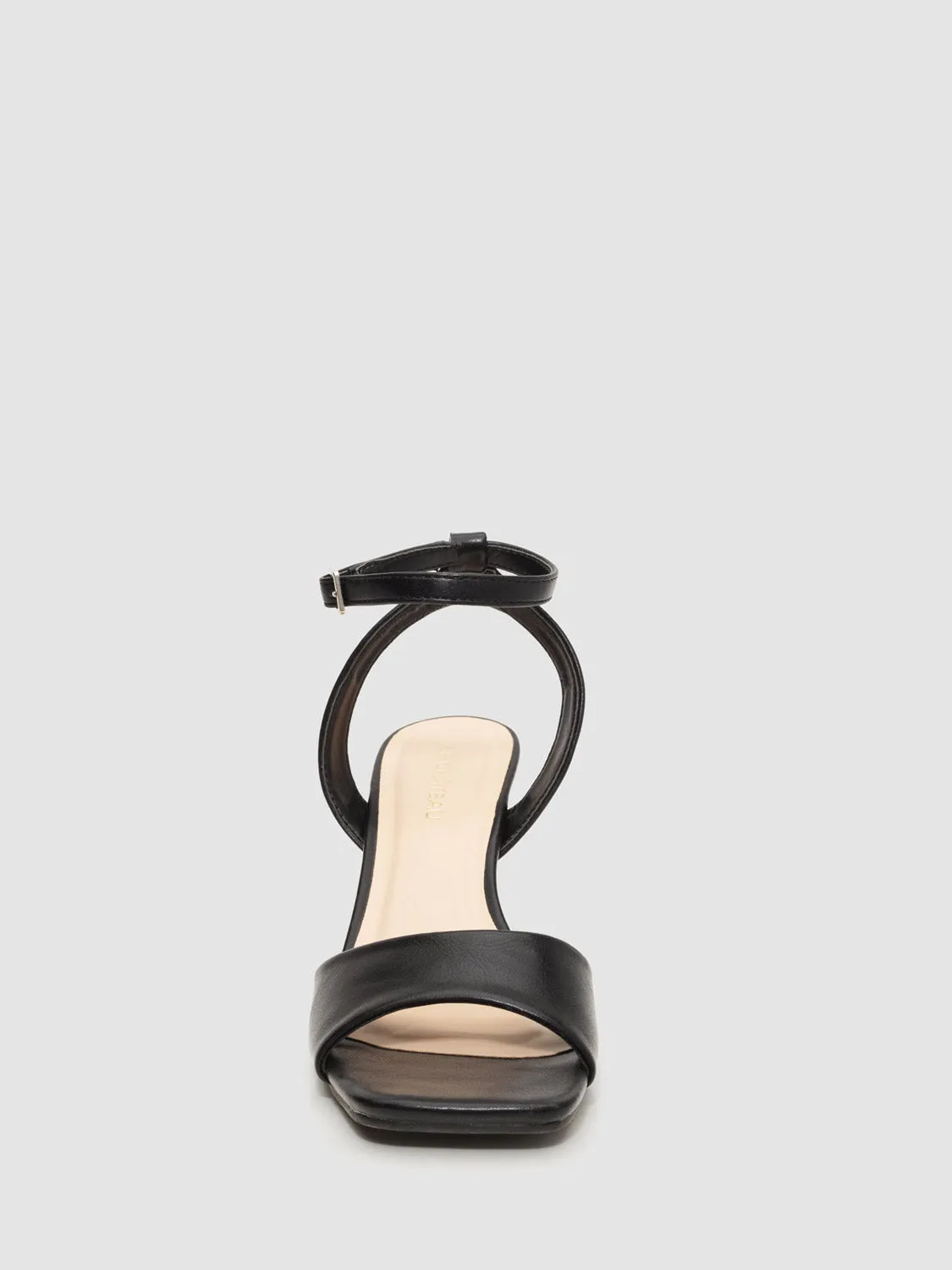 Square Toe Patent Faux-Leather High Heel Sandal sold by Suzy Shier product image thumbnail 3