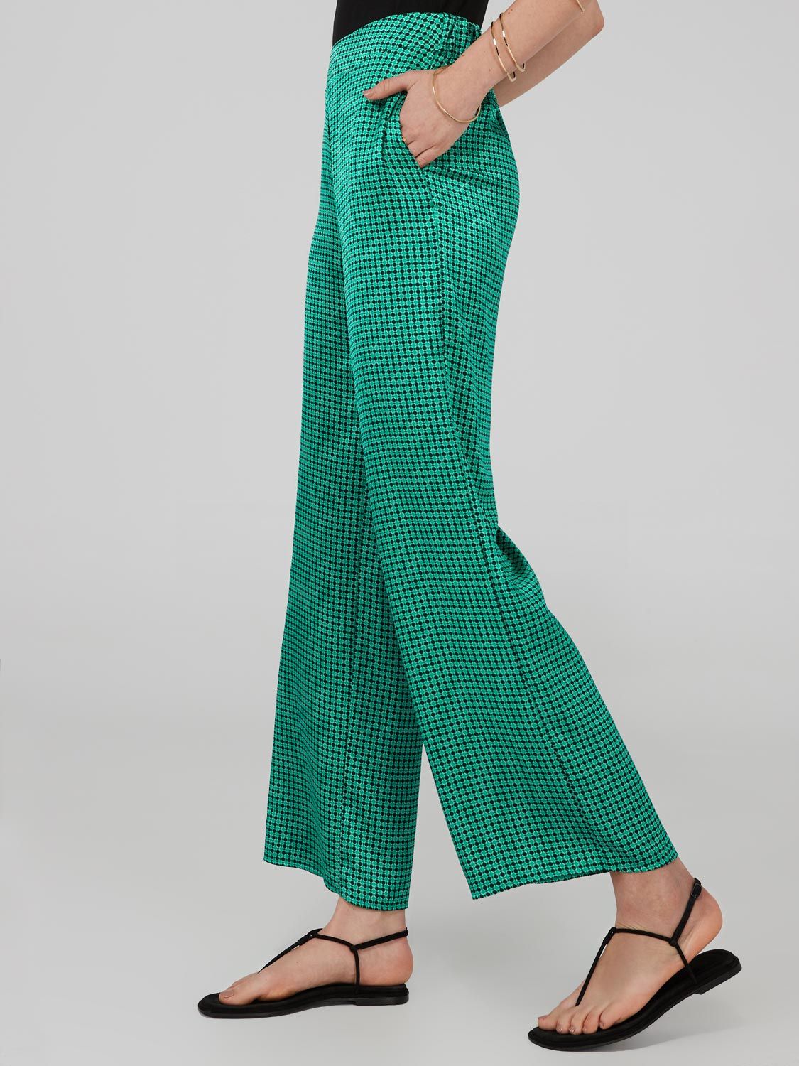 High Rise Satin Pull-On Pants sold by Suzy Shier product image thumbnail 3