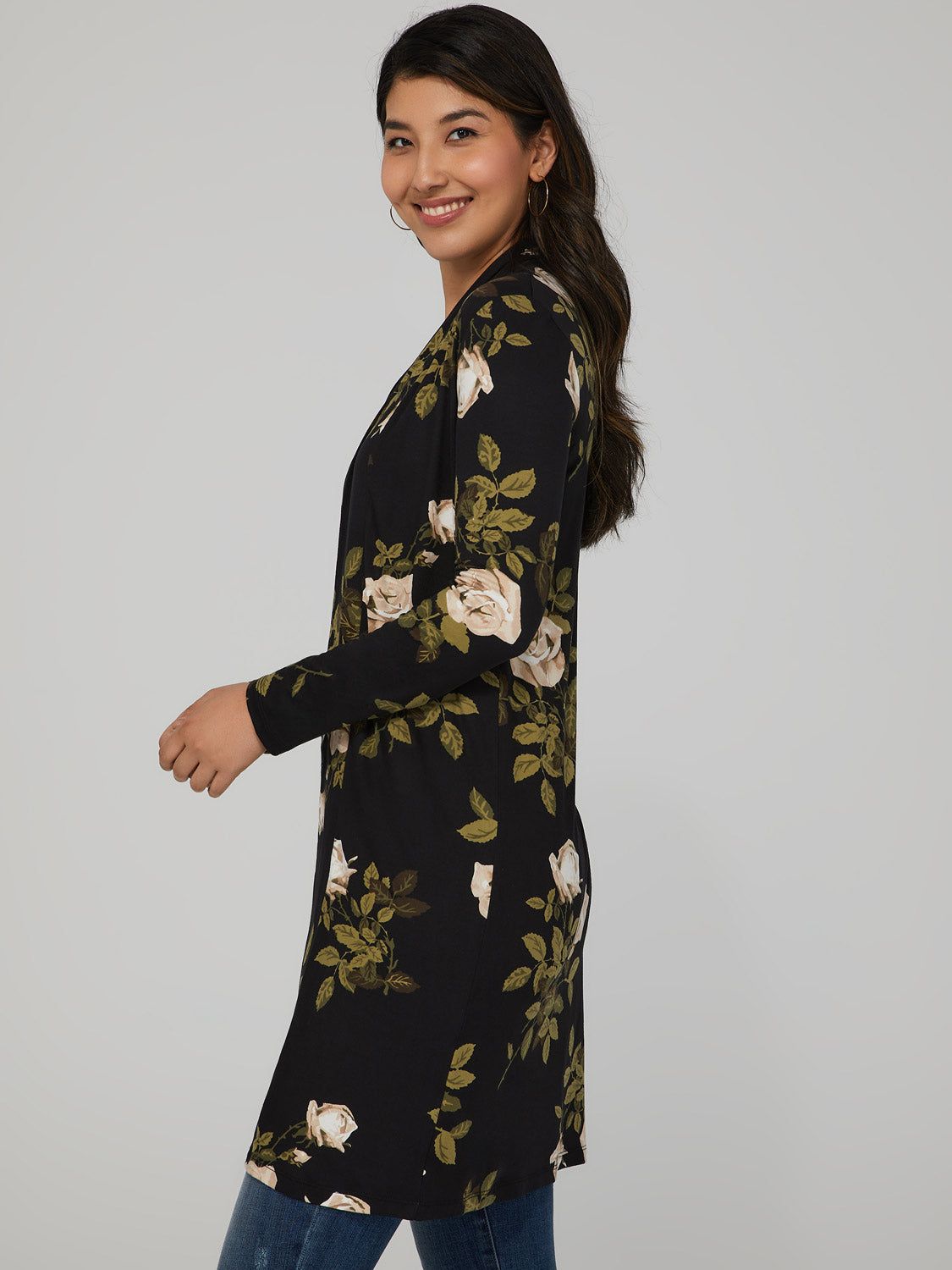 Oversized Floral Cardigan sold by Suzy Shier product image thumbnail 3