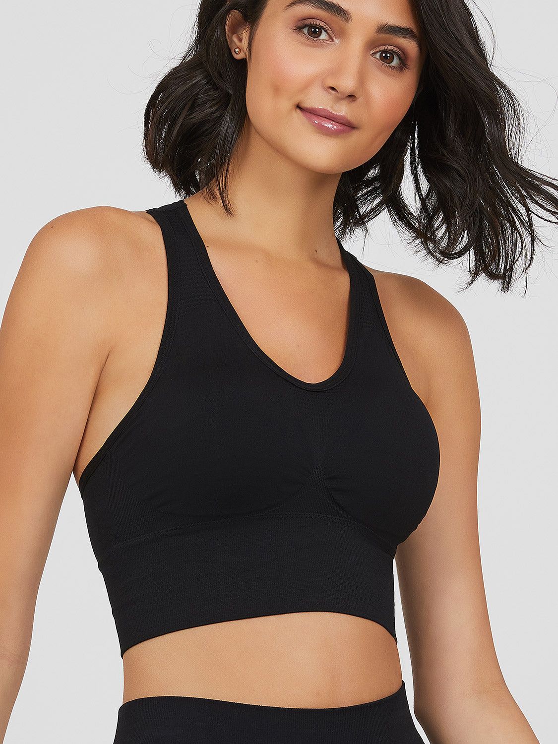 Padded Keyhole Back Bralette sold by Suzy Shier