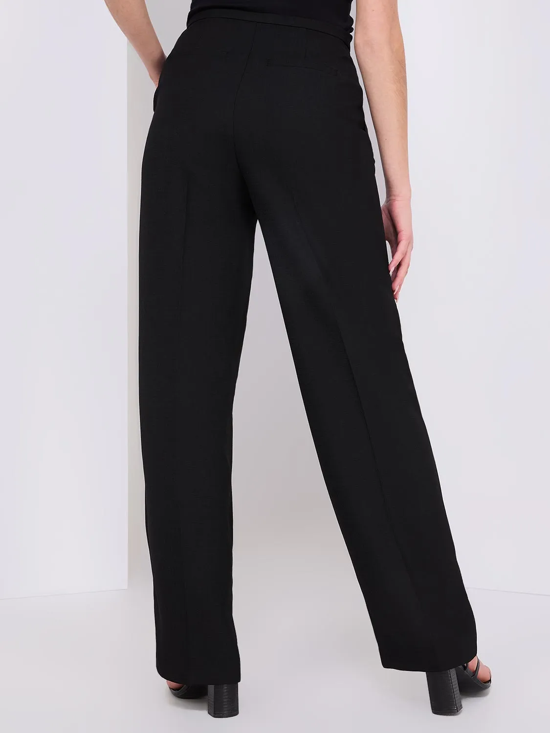 Classic Rise Wide-Leg Trousers sold by Suzy Shier product image thumbnail 5