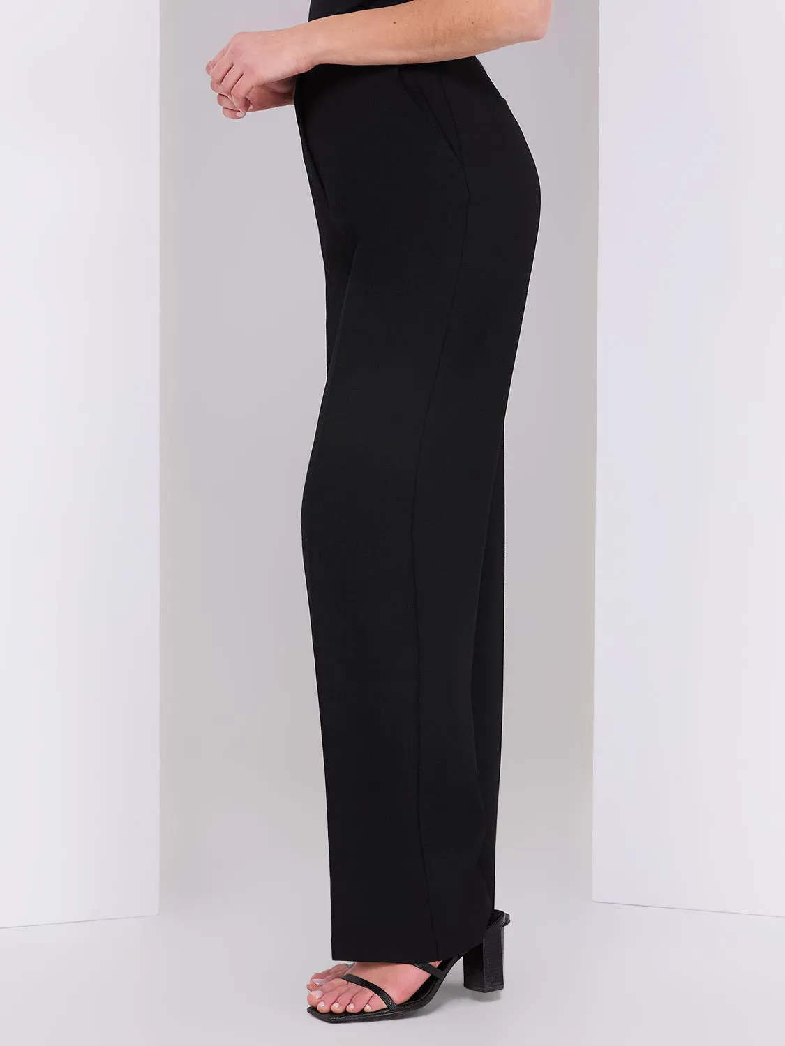 Classic Rise Wide-Leg Trousers sold by Suzy Shier product image thumbnail 4