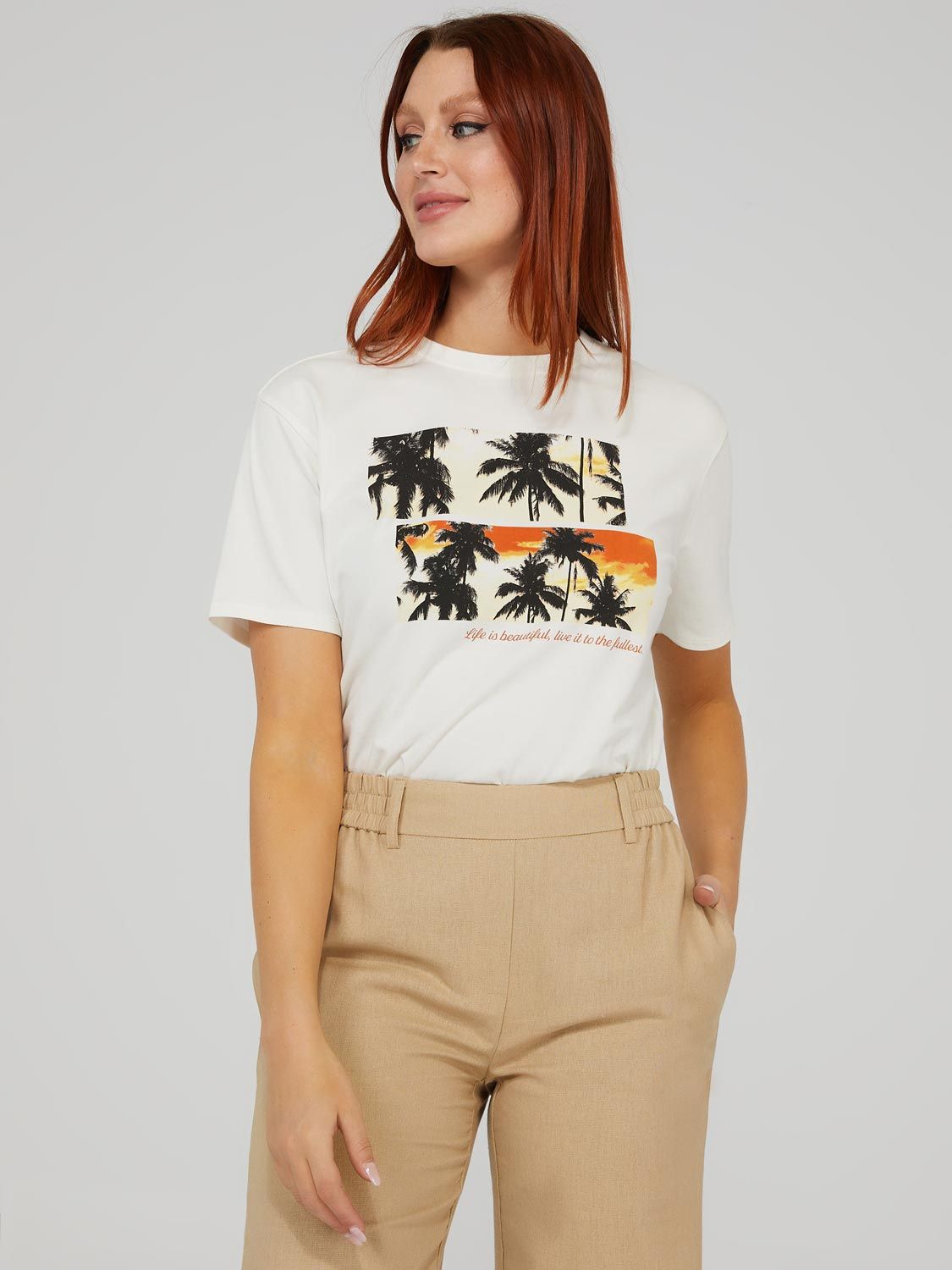 Sunset Short Sleeve Graphic T-Shirt sold by Suzy Shier product image thumbnail 2