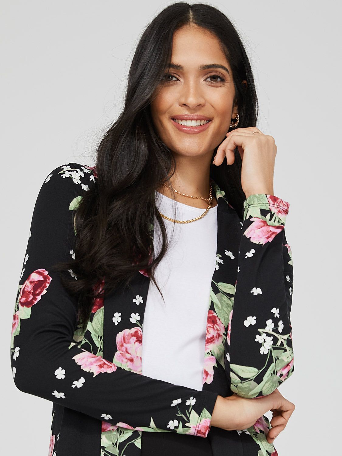 Floral Print Duster sold by Suzy Shier product image thumbnail 3