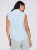 Sleeveless Button-Front Tencel Blouse sold by Suzy Shier