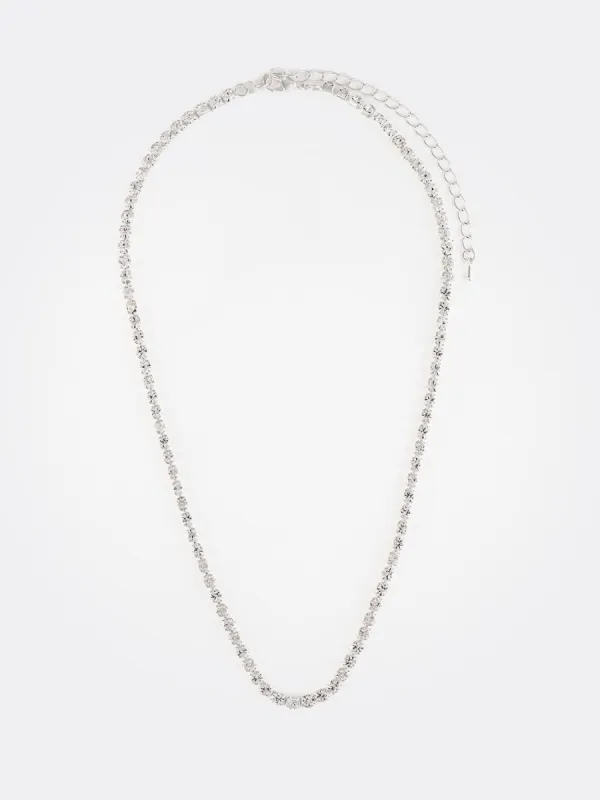Jewelled Tennis Necklace sold by Suzy Shier