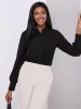 Button-Front Blouse With Ruffle Detail sold by Suzy Shier