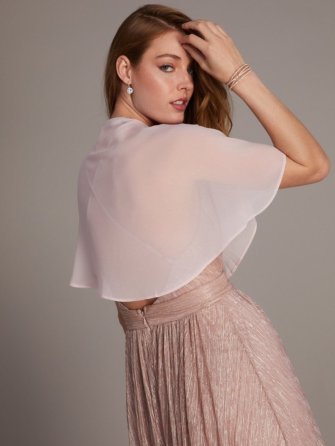 Sheer Chiffon Cover-Up sold by Suzy Shier product image thumbnail 4