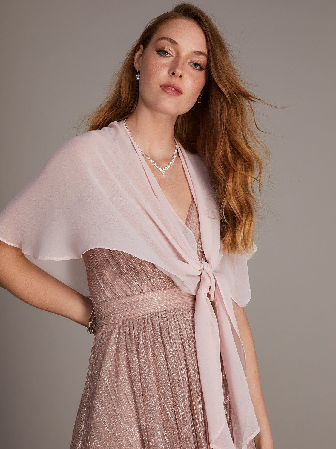 Sheer Chiffon Cover-Up sold by Suzy Shier product image thumbnail 2