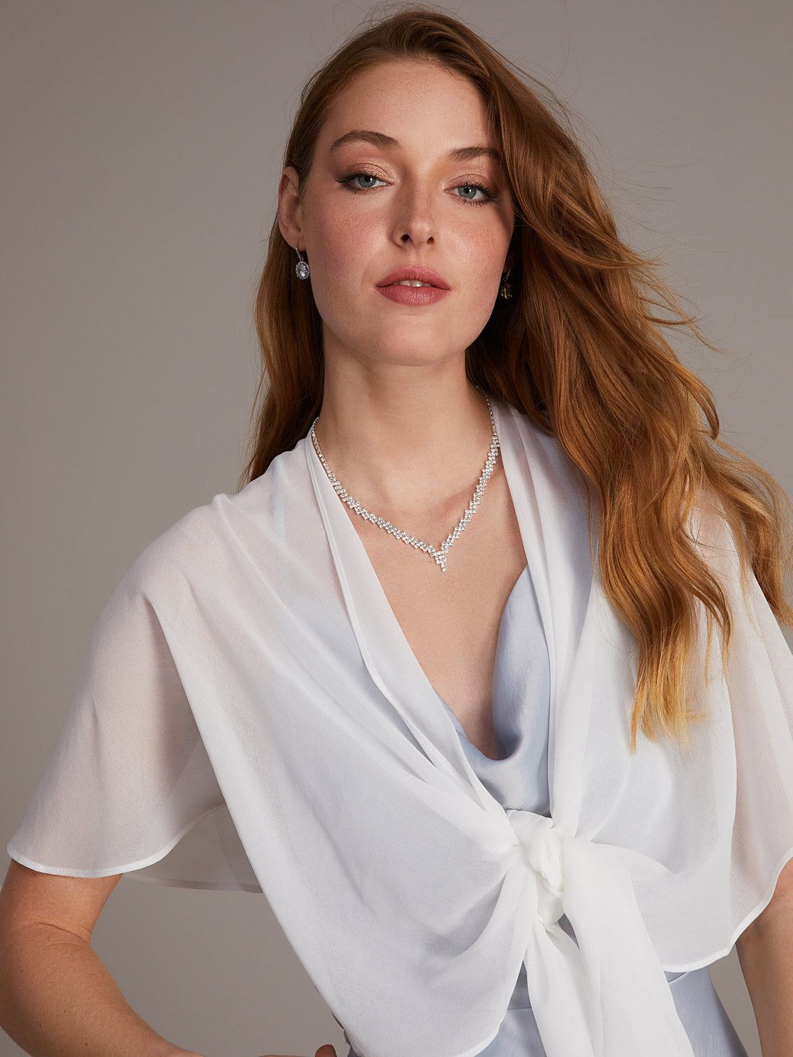 Sheer Chiffon Cover-Up sold by Suzy Shier product image thumbnail 6