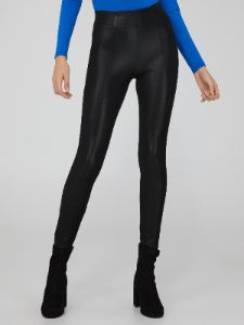 Liquid-Look Faux Leather Pants sold by Suzy Shier